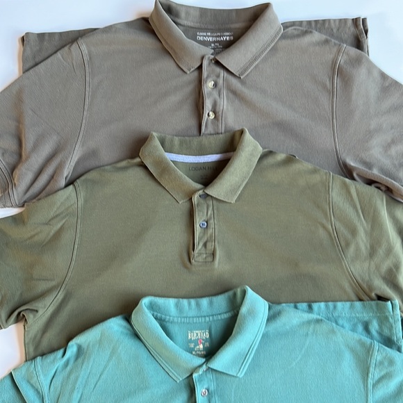 Bundle 3 Polo Shirt Men’s Red Head Brand Co, Logan Hill and Denver Hayes - Picture 2 of 12
